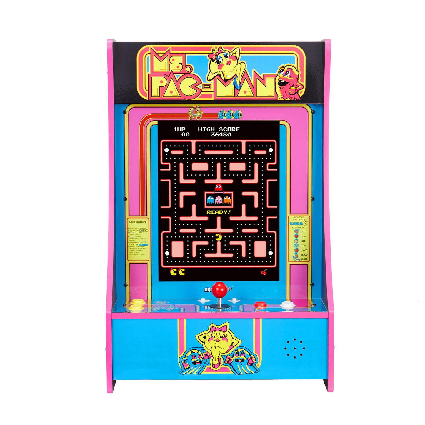 Ms. PAC-MAN Partycade 12 Games in 1