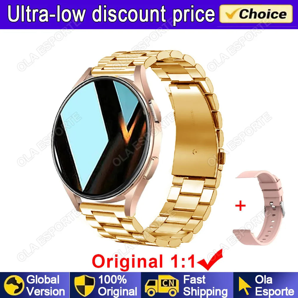 2024 New Bluetooth Call Smart Watch 6 Pro Heart Rate Custom Dials Sport Men Woman Smarthwhatch Health Monitor Smartwatch for Man