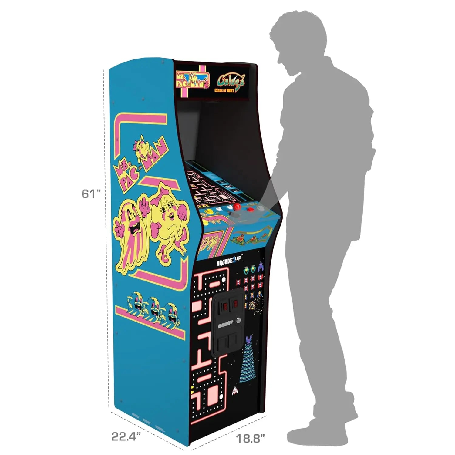 81’ Deluxe Arcade Machine for Home - 5 Feet Tall - 12 Classic Games