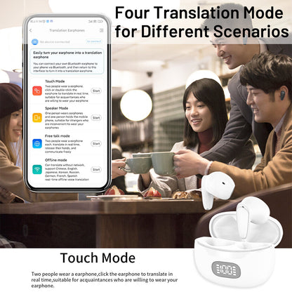 2025 AI Translation Earbuds Language Translation Device 144 Languages & Accents