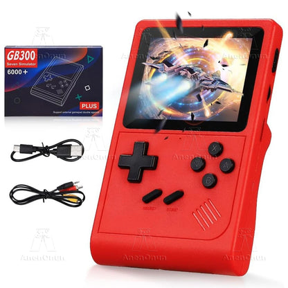 3.0 Inch Portable Video Game Console Built-In 6000 Games 7 Emulator Children Handheld Game Players Kids Mini Retro Game Machine