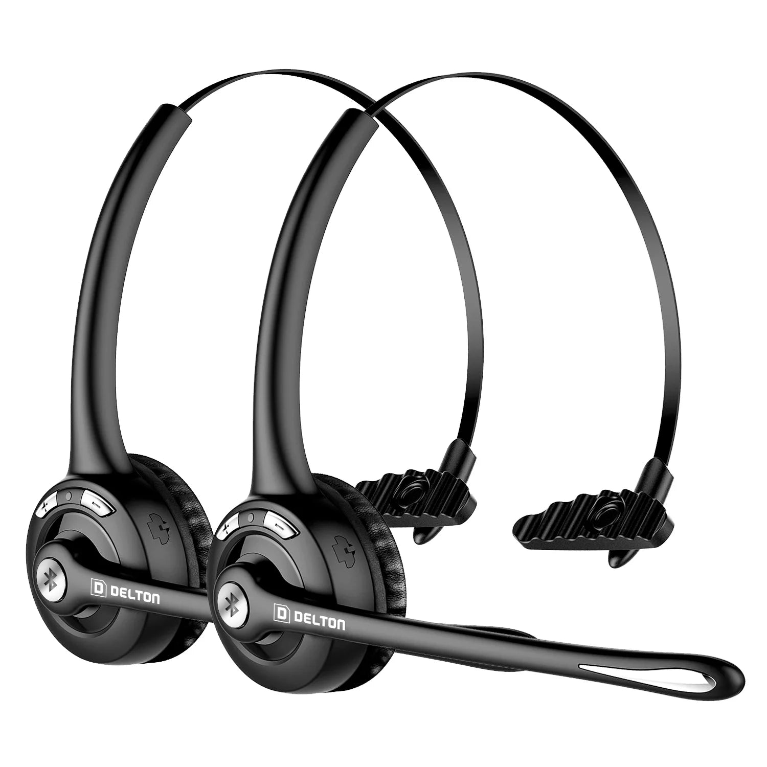 10X Bluetooth Headset, 1.5OZ Ultralight Wireless Headphones for Computer, Laptop Pack of 2.