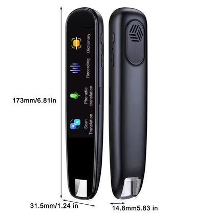 Smart AI Scan Reader Portable Voice Translator Scanner Pen WIFI AI Voice 112 Languages Translator for Dyslexia Autism