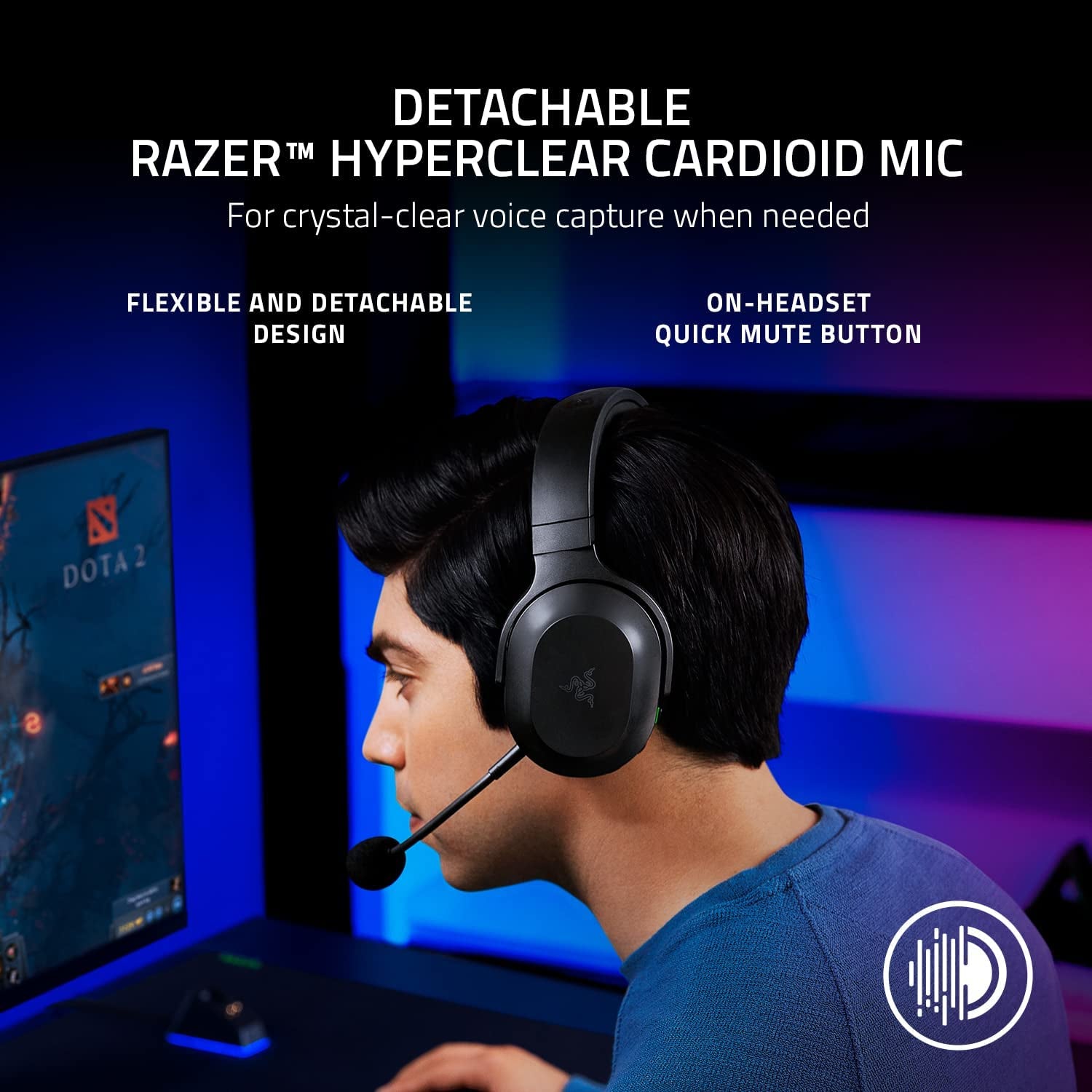 Barracuda X Wireless Multi-Platform Gaming and Mobile Headset: 250G Ergonomic Design - Detachable Hyperclear Mic - 20Hrs Battery Life - Compatible W/Pc, PS5, Switch, & Android - Black